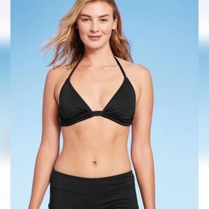 Women's Double Tunnel Bikini Top & Bottom - Kona Sol Black L (12-14)